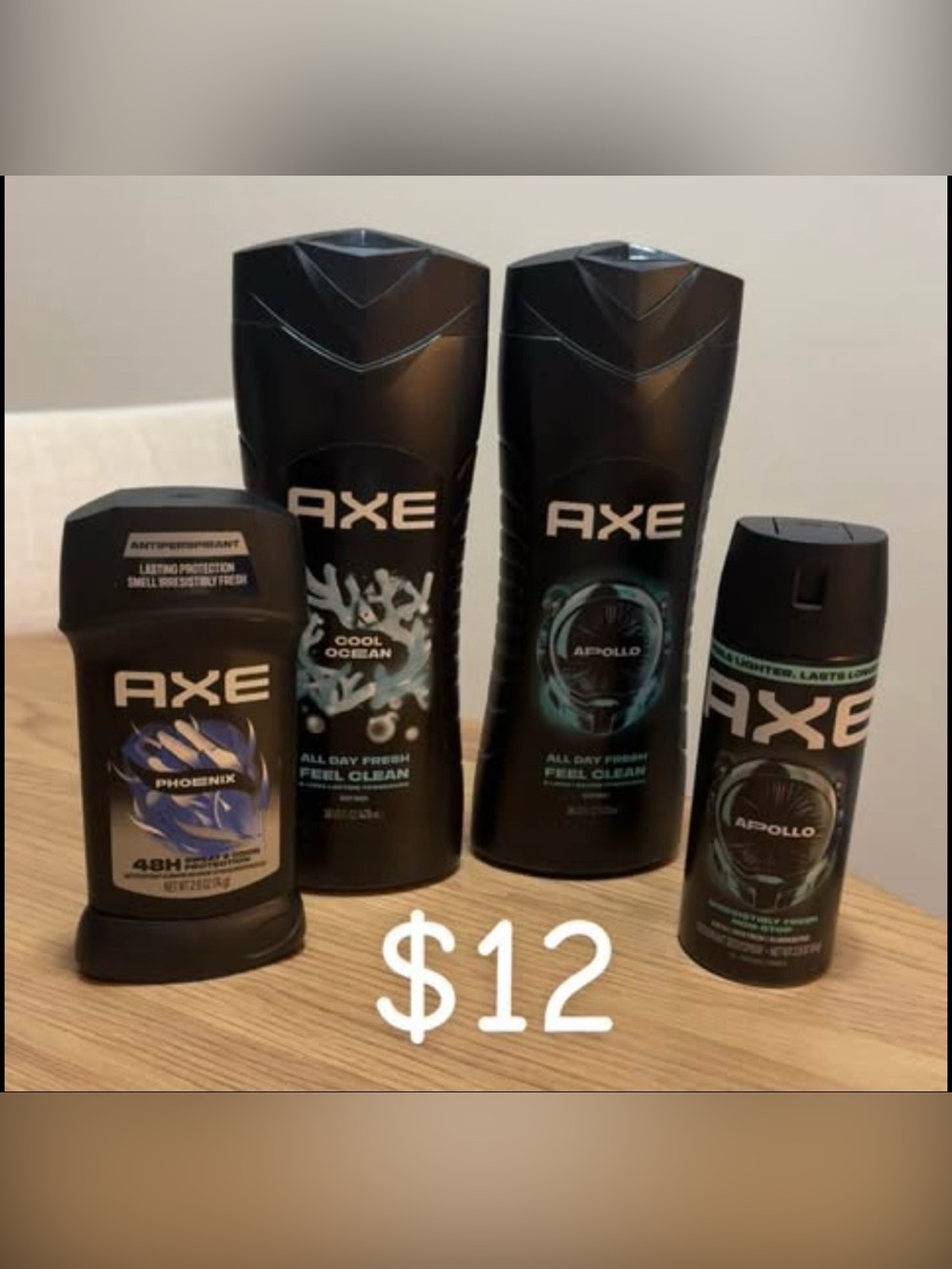 Axe Men Grooming Set - Black (Apollo, Phoenix & Cool Ocean)